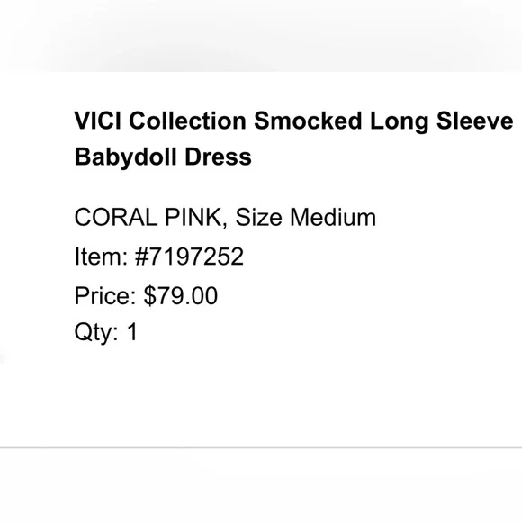 VICI Baby Doll Dress - Picture 6 of 7